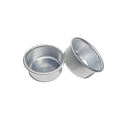 MRTIOO Crested Gecko Food and Water Feeding Metal Cups, Reptile Feeder Bowls, for Lizard and Other Small Pet Ledge… - Image 3