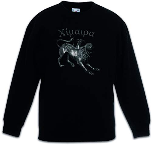 Sweat-shirt Chimera pour enfants Urban Backwoods noir en coton