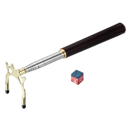 M METERXITY Retractable Billiards Cue Stick Bridge with High Removable Brass Bridge Head - Image 4