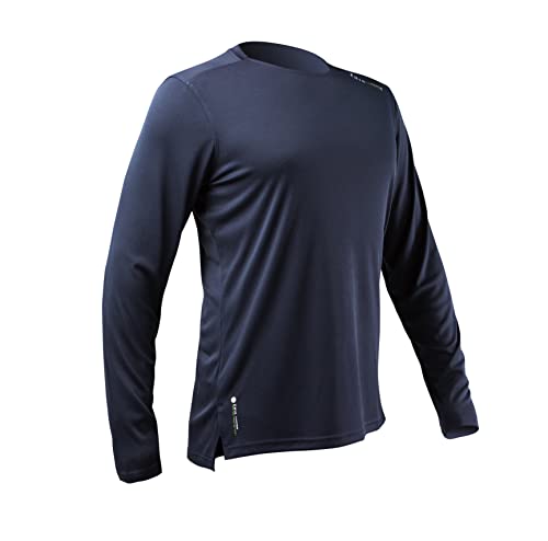 Zhik Mens ZhikDry UV Active Long Sleeve Top - Navy - Lightweight Quick Dry UV Sun Protection and SPF Properties - Size - XL4