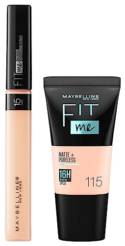 Maybelline New York Fit Me Concealer,15 Fair, 6.8Ml And New York ...