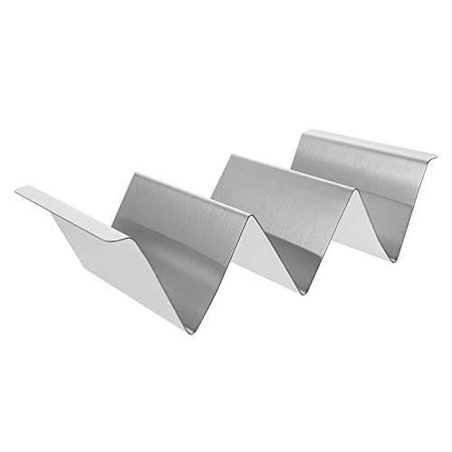 FELTECHELECTR Sturdy Stainless Steel Taco Holder Taco Storage Pancake Rack Kitchenware - Healthy Easy to Use