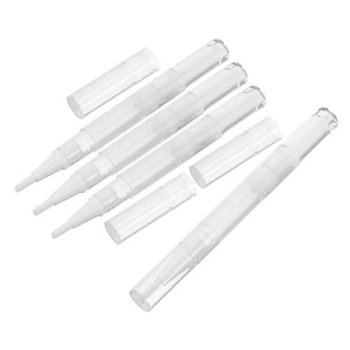 NOLITOY 4pcs Nail Nutrition Oil Pen Pen Oil Applicator Empty Lip Gloss Container