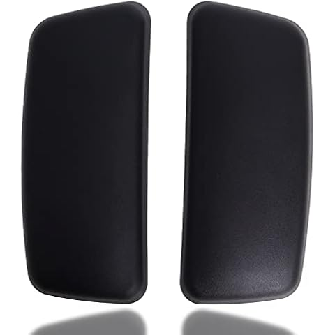 Arm Pads Caps Replacement, Chair Armrest Pads Compatible with Haworth Zody Office Chair 1 Pair (Black) Cover