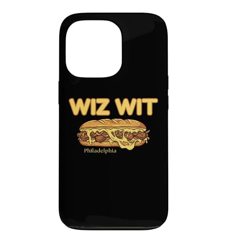 Wiz Wit Philly Cheesesteak Funny Philadelphia Foods �p���f�B �X�}�z�P�[�X iPhone 13 Pro �p