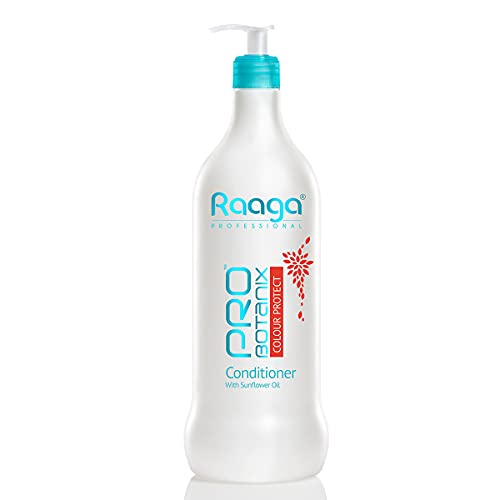 Image of Raaga Professional Pro Botanix Color Protect Conditioner With Sunflower Oil, Blue, 1000 Ml - 1 Count