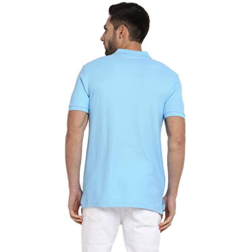Image of Red Tape Men's Solid Regular Fit Polo