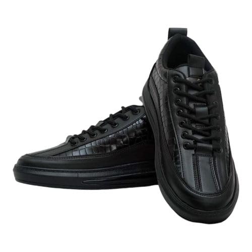 The Aurous Blitz Laceup Snealers for Men | Stylish | Lightweight | Comfortable | Handcrafted | Memory Foam Soles for Extra Cushioning (Black, UK Footwear Size System, Adult, Men, Numeric, Medium, 10) (B0D8KZYTNP) Amazon Price History, Amazon Price Tracker
