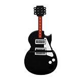 Kanggest.Memoria USB 2.0 128GB Flash Drive Portátil Pendrive DataTraveler Impermeable U Disco U Disk Memory Pen Almacenamiento de Datos externos en Forma de Guitarra Rojo