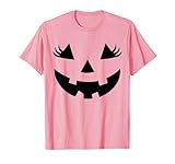 Photo Gallery jack o lantern face pumpkin ciglia halloween donne ragazze maglietta Photo Gallery jack o lantern face pumpkin ciglia halloween donne ragazze maglietta