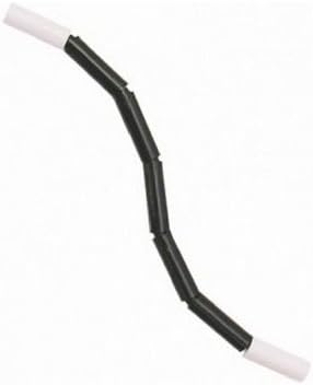 Miniatura 4 de MilesMagic Magician's Instant Breakaway Wand Gimmick Tira de plástico brillante de 12 pulgadas, truco de magia con punta de pajita, color negro