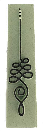 Pierre Tatouage Temporaire en résine Magic Tattoo-UNALOME, 8 cm X 2 CM (pierre seule sans le kit encre)