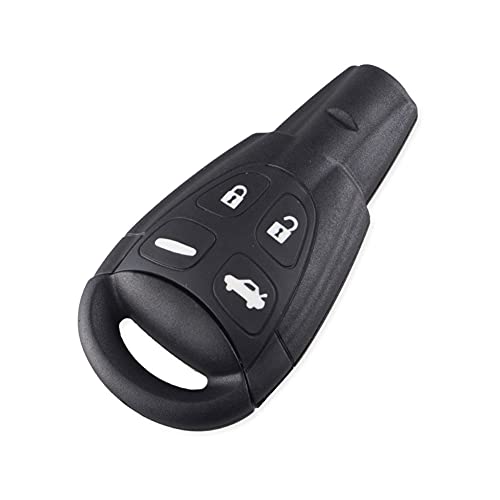 Happyit Plastic Car Key Remote Fob Protector Shell Cover Case for SAAB 9-3 9-5 93 95 4 Buttons Remote Control Replacement Case (B)