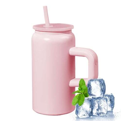 Botella Térmica - Taza De Café Reutilizable 473ml - Recipiente Reutilizable Con Acero Inoxidable, Para Uso Diario y Transporte Exterior
