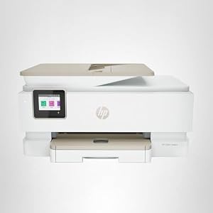 HP Envy Inspire 7955e Impresora de inyección de tinta todo en uno inalámbrica, escáneres de copia, pantalla táctil de 2.7 pulgadas, 15 ppm en negro, 10 ppm a color, impresoras inalámbricas para