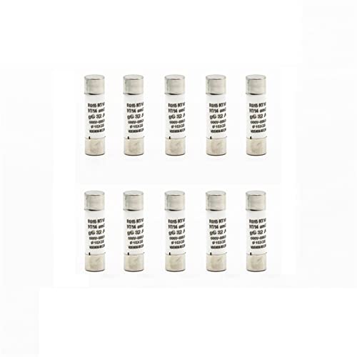 Fusible 10x38mm céramique 16A 32A pour l'atelier et tableau de maison