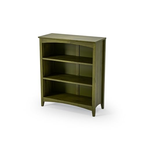 Camaflexi Shaker Style 3 Shelf Bookcase/Solid Wood / 36" High/Adjustable