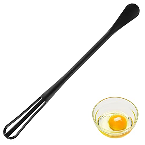 Batidor de cocina multifuncional dos en uno con cuchara pequeña, batidor de mano, batidor de rotación, accesorios de cocina, diseño de moda Batidor de cocina multifuncional dos en uno con cuchara pequeña, batidor de mano, batidor de rotación, accesorios de cocina, diseño de moda