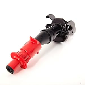 BW® Ausgießer für Kraftstoffkanister Metall Benzinkanister 5/10 / 20 Liter - "Smart Spout" mit Tropfschutz - Schwarz - inkl. Halterung - RAL 9005 - Made in Europe