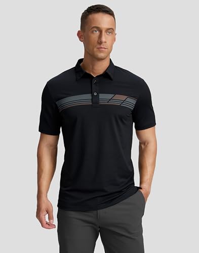  Gradual Men's Golf Shirts Dry Fit Moisture Wicking Performance Short Sleeve Collared Polo Shirts Casual Athletes
| Grad