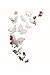 Produktbild SMTD Kreative 3D Stereo Silbernen Schmetterlingsspiegel Wandtattoos DIY Reflektierende Cartoon Wandaufkleber Dekoration Home Art Aufkleber Spiegel-Wand-Aufkleber