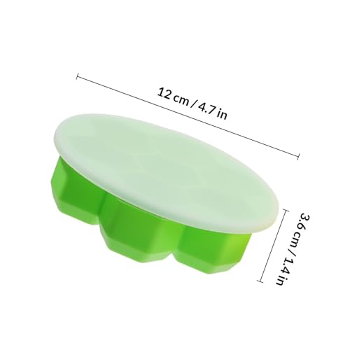 Cubiteras de silicona con tapa hexagonal 2 piezas miniatura 2