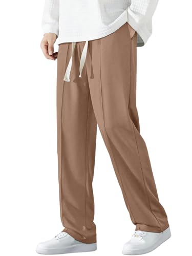 GRECIILOOKS Men's Lycra Cargo Track Pants – Loose Fit Joggers for...