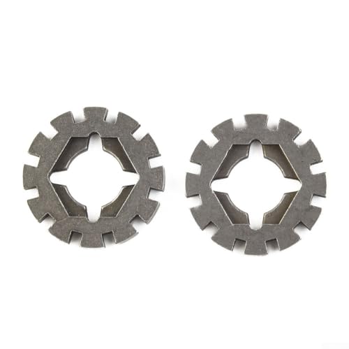 Oscillating Tool Blade Adapter Set, 2Pcs Steel Multi Tool Shank Adapter, Universal Saw Blade Connector for Woodworking, Power Tool Blade Fitting, Compatible with Most Oscillating