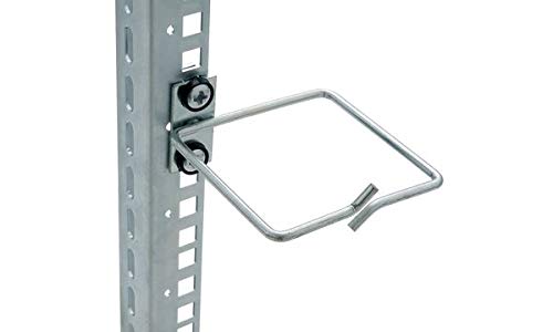 'TRITON Cable Management Ring Type D1 80 x 80 mm – Rack Accessories (Silver, 80 mm, 80 mm, 19)
