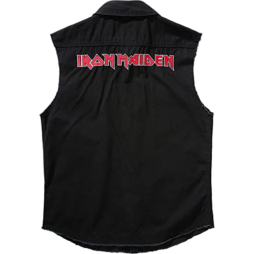 Camisa vintage Maiden Brandit Notb SL en algodón robusto de alta calidad 2