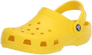 Crocs Classic Clog|Comfortable Slip On Casual Water Shoe, Lemon, 13 M US Women