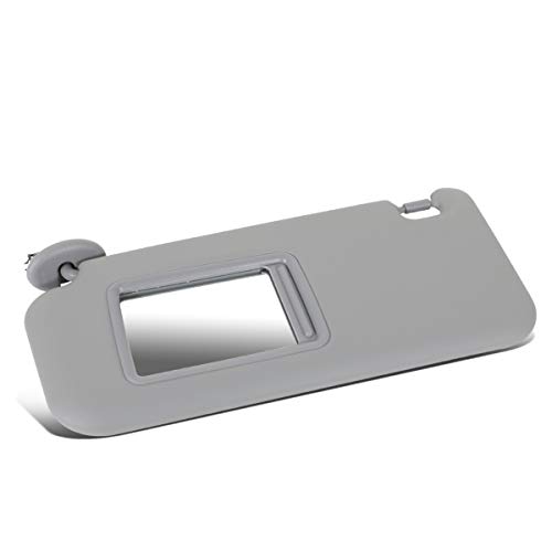 Auto Dynasty Grey OE Style Interior Left Driver Sun Visor Sunshade Compatible with Toyota RAV4 06-12