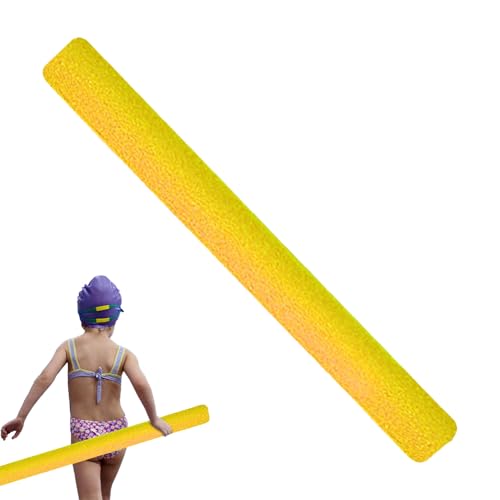 Fideos de espuma para piscina, fideos de espuma brillante de 59 pulgadas, gruesos para flotar, fideos huecos para natación, accesorios multiusos para adultos y niños