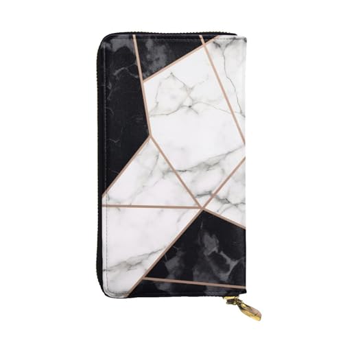 Portefeuille en cuir avec fermeture éclair pour sécuriser cartes et mobile