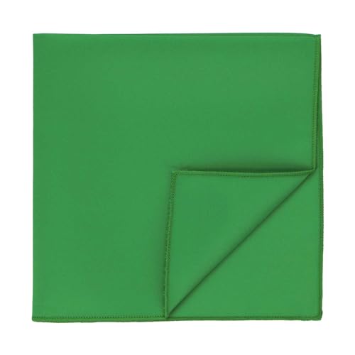 Image of tiemart Solid Color Pocket Squares for Men | For Suits, Perfect for Wedding Parties, 12 x 12 inch / 30 x 30 cm