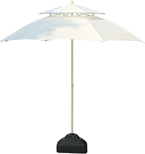 Parasol CLSDRZC para piscina y playa con doble techo y alta protección solar exterior