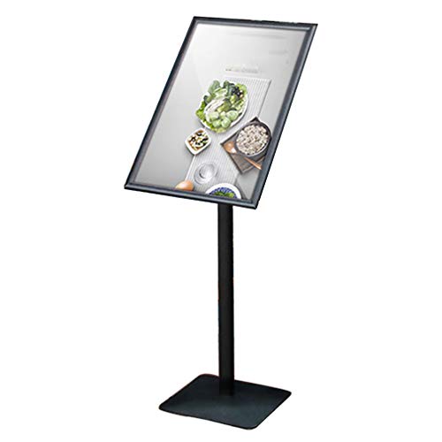 Présentoir à affiches A2 sur pied réglable avec base lourde et cadre rotatif