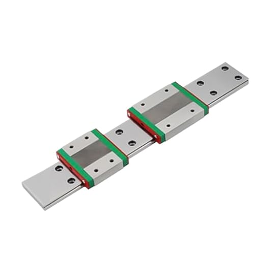Linear Rail, Linear Sliding Gide 2pcs MGW15 Linear Guide L100 150 200 300 500 600 1000mm Miniature Linear Rail +2pcs Slide MGW15C Carriage CNC 3D Printer(800mm)