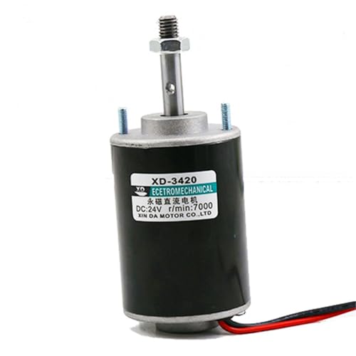 Moteur 3420 CW CCW résoud vibrations axe fileté 12V avec support - 2
