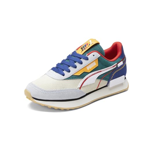 PUMA Kids Boys Future Rider Nh Blue Lace Up Sneakers Shoes Casual - White - Size 5.5 M2