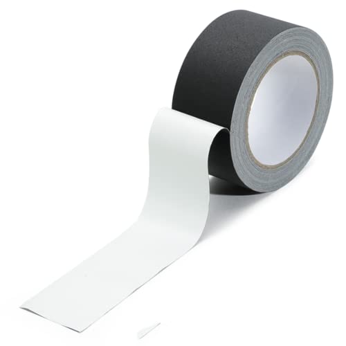 Siccoma Cloth Bookbinding Repair Tape Cloth Book Repair Tape 2 Inch By 33 Feet Self Adhesive Non Reflective Cloth Tape For Old Books Antique Books Daily Supplies (Black) #TOP1