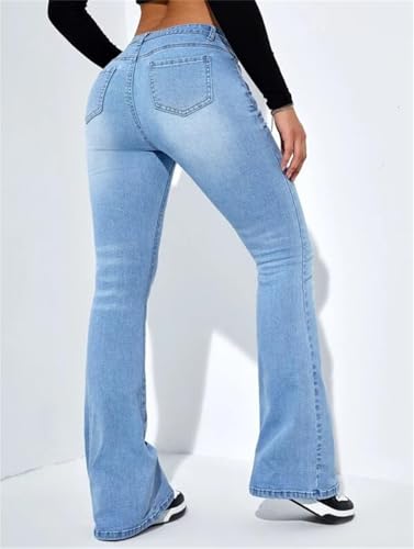 High Waist Stretch Butt Lifting Jeans, Bootcut Casual Denim Pants, Butt Lifting Skinny Jeans for Women3