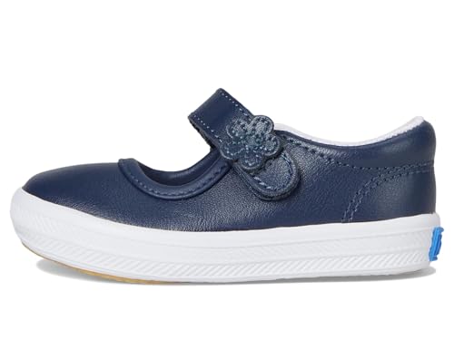 Keds Unisex-Child Ella Mary Jane Sneaker, Navy, 9 Little Kid