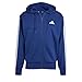 Produktbild adidas Herren Essential Three Stripes French Terry Fullzip Hoodie, Dark Blue/White, M