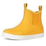 ZCVQX Women's Deck Boots Waterproof Ankle Rain Boots...