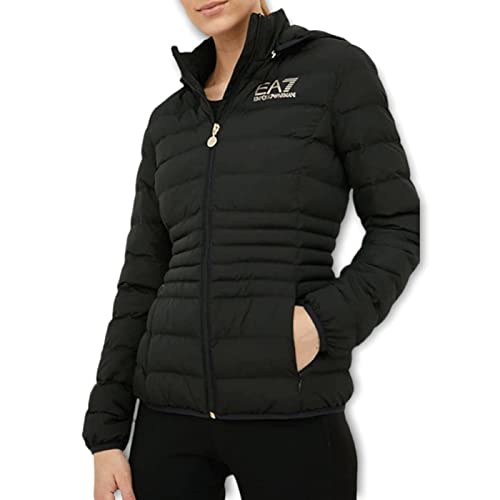 EA7 EMPORIO Piumino corto CON CAPPUCCIO E LOGO Donna XL