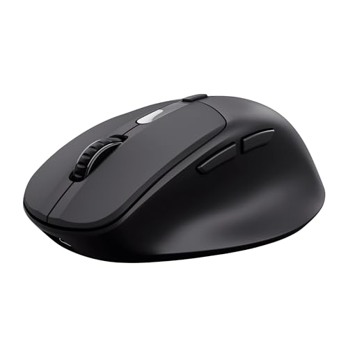 Trust Zevo Ultraschnell Wiederaufladbar Kabellose Maus Bluetooth + 2.4GHz
