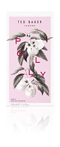 Ted Baker Floret Polly EDT, Peach and Mandarin Top Notes with Jasmine and Honeysuckle Base Notes, Glass Bottle, Polly Fragrance, 100ml - Image 3