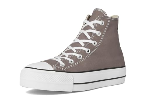 Image of Converse, Women, Chuck Taylor All Star Lift Platform, Pure Pumice /White /Black, 6.5, Medium