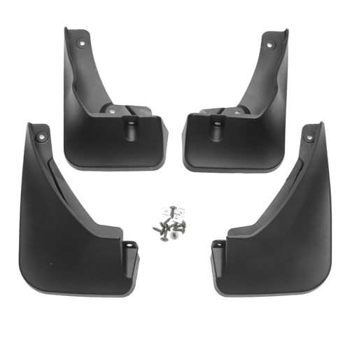 Image of Mud Flap Splash Guard with Mount Accessories Front & Rear Side Mud Guard for Lexus NX250 L4 2.5L Base 2022 (Set of 4), 31x28x14cm, Black